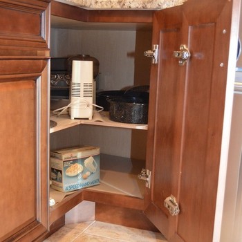 corner cabinet with reach in